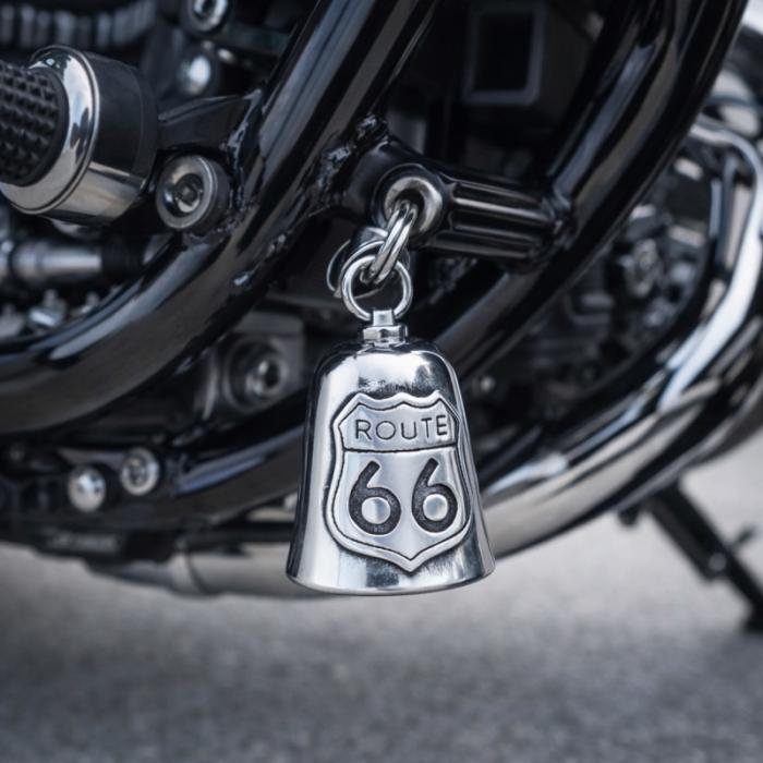 motorkářský zvoneček na motorku Route 66