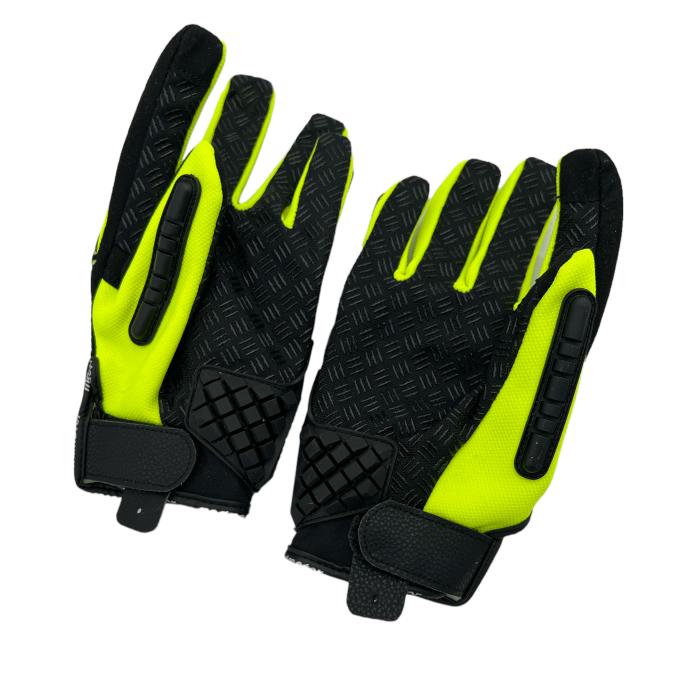 rukavice na motorku Madmotor fluo/černá, Velikost M