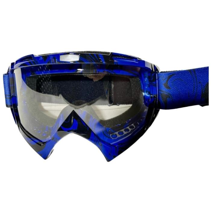 motokrosové brýle Heipe Cross modré