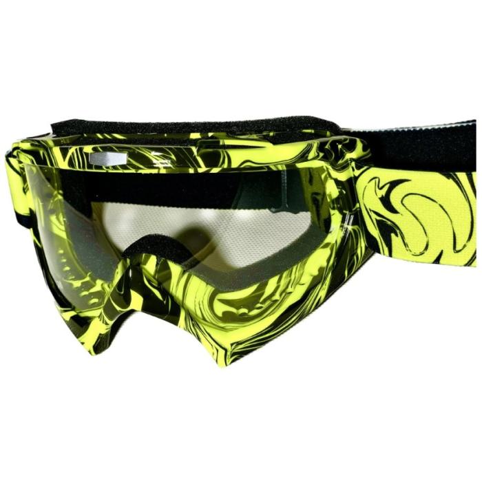 motokrosové brýle Heipe Cross žluté