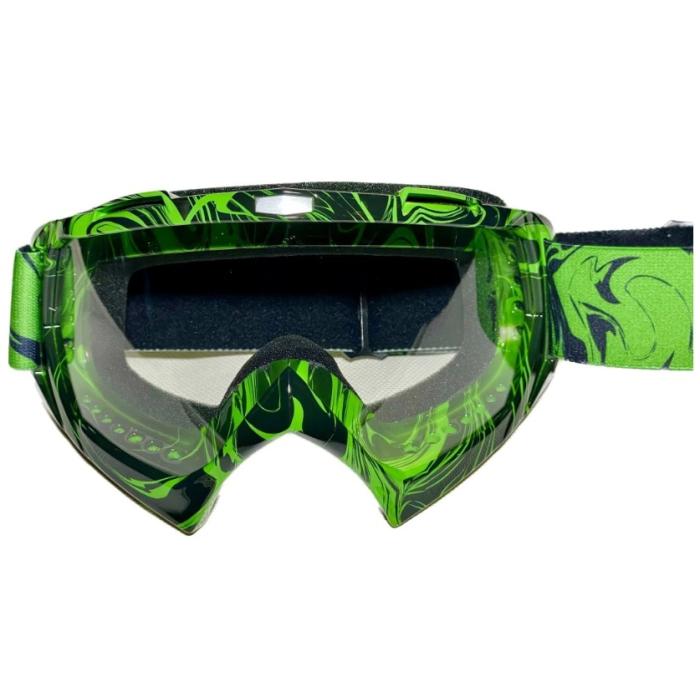 motokrosové brýle Heipe Cross zelené