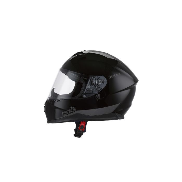 helma na motorku Speeds Race II černá lesklá, Velikost XXL