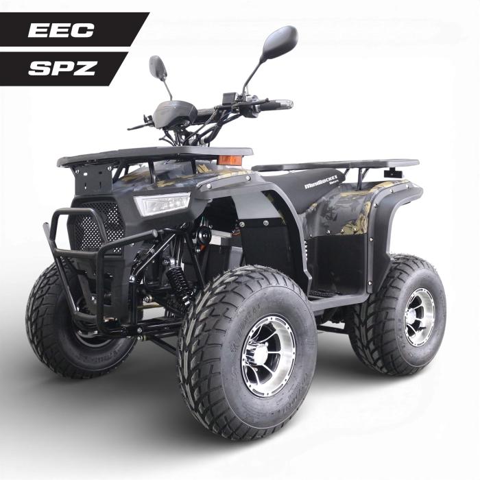 elektrická čtyřkolka Eco Runner 1500W, Barva žlutý maskáč, Varianta osobní odběr nebo zaslání - sestavenýný stroj