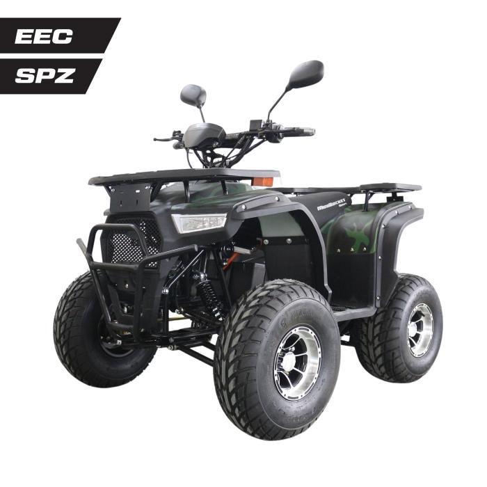 elektrická čtyřkolka Eco Runner 1500W, Barva zelený maskáč, Varianta osobní odběr nebo zaslání - sestavenýný stroj