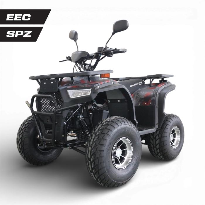 elektrická čtyřkolka Eco Runner 1500W, Barva červený maskáč, Varianta osobní odběr nebo zaslání - sestavenýný stroj