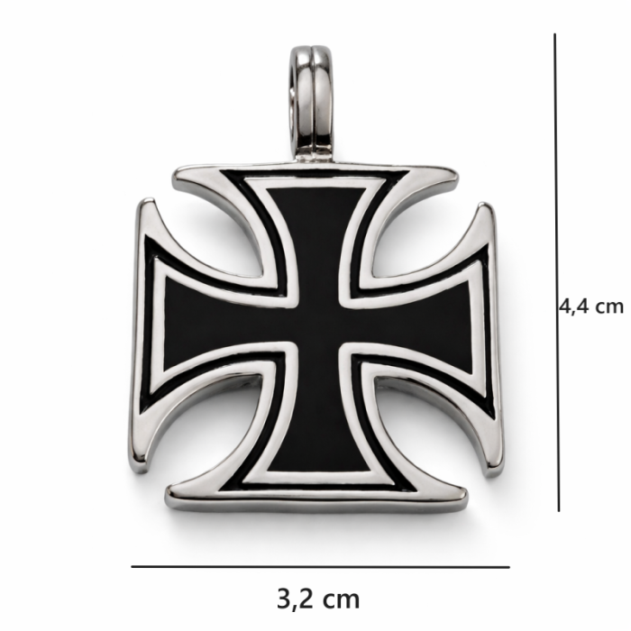 motorkářský přívěšek Maltézský kříž