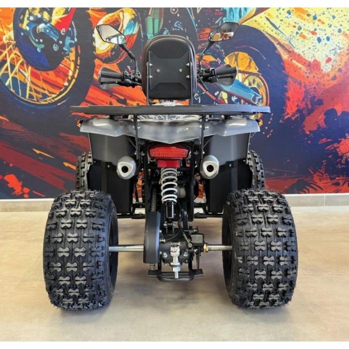 dětská benzínová čtyřkolka Piranha Transformer 125 oranžovo šedá