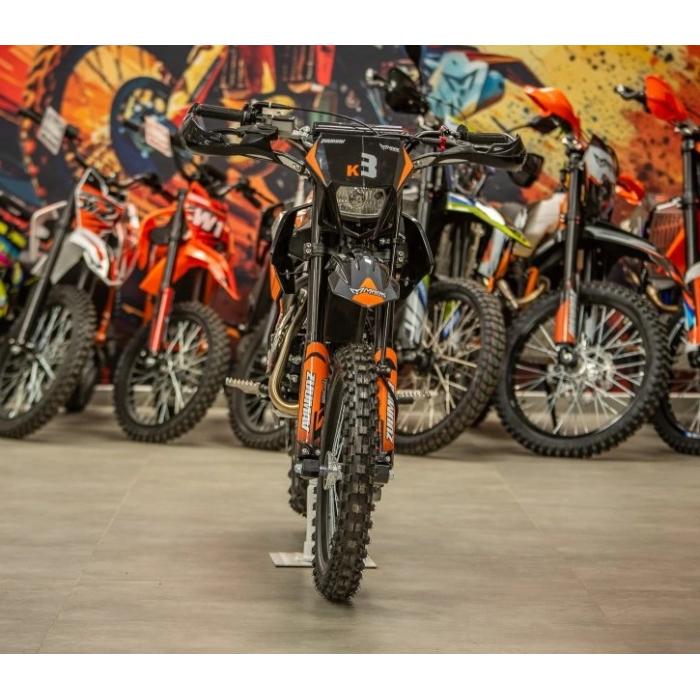 pitbike Zuumav K3 125ccm šedá se startérem a světlem