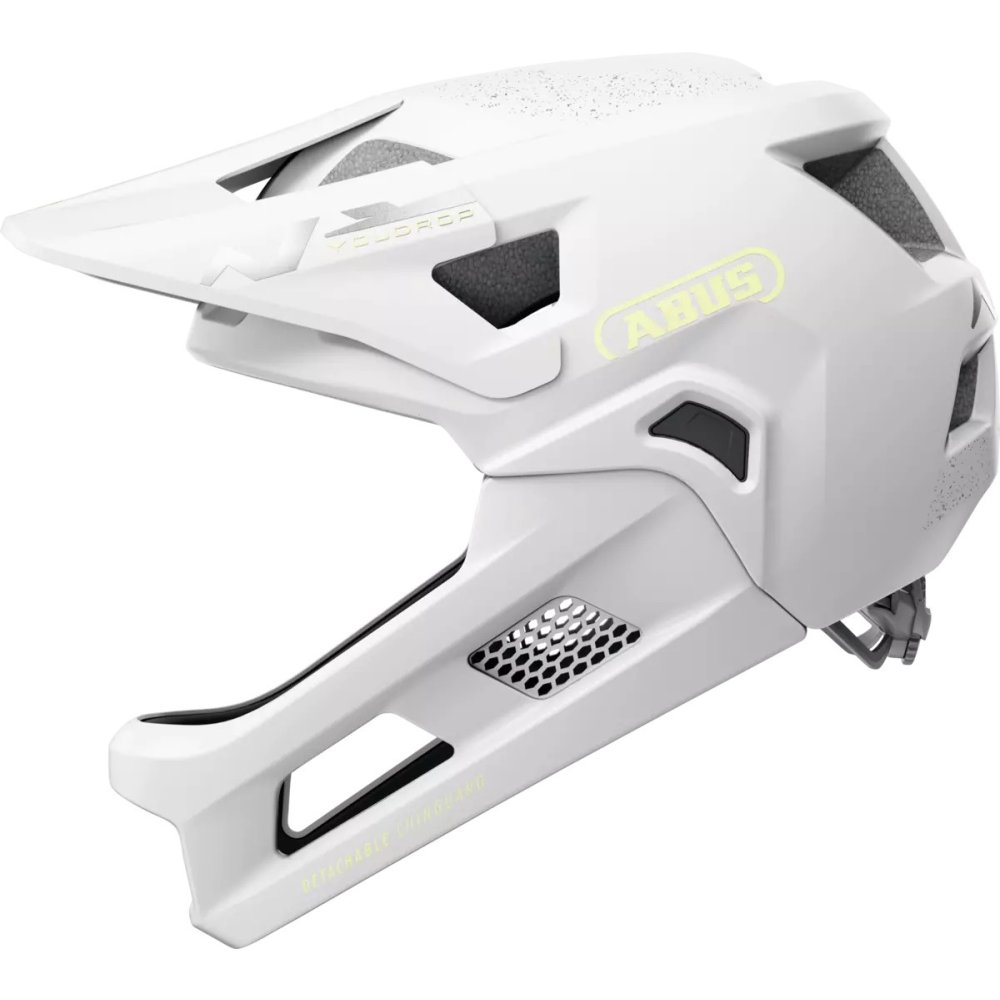 cyklo přilba YouDrop FF lemon white, ABUS dětská (bílá)