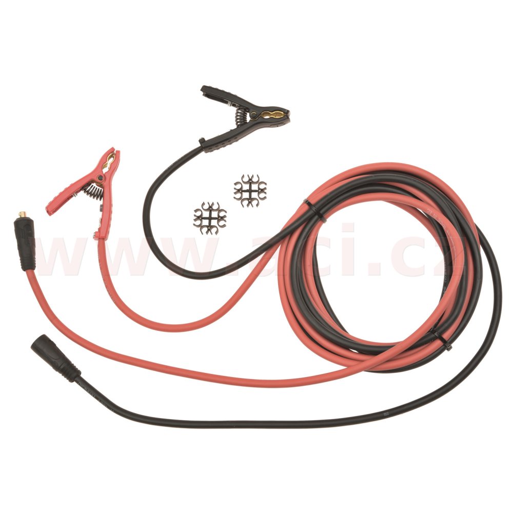 kabely 5.0m - průřez 25mm2 + včetně svorek pro GYSFLASH PRO