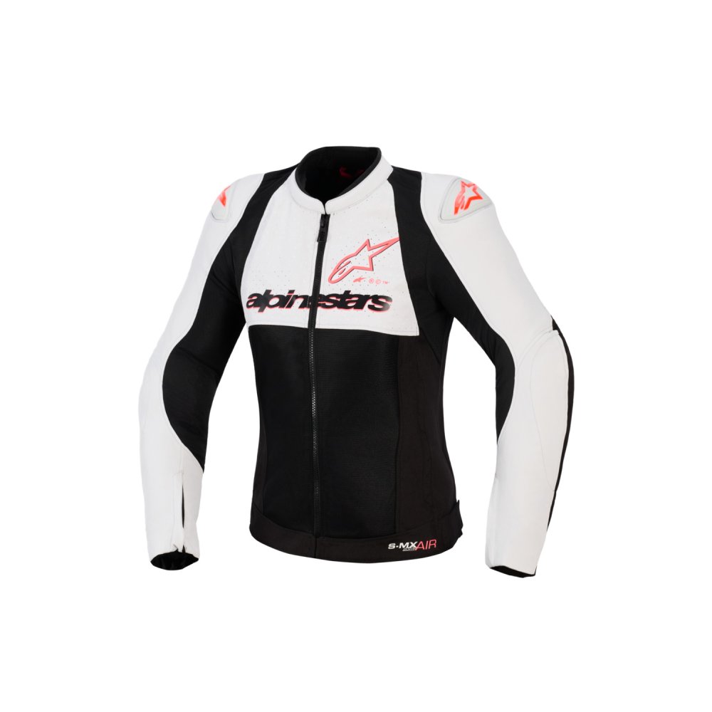 bunda STELLA SMX AIR, ALPINESTARS (světle šedá/černá/růžová) 2026