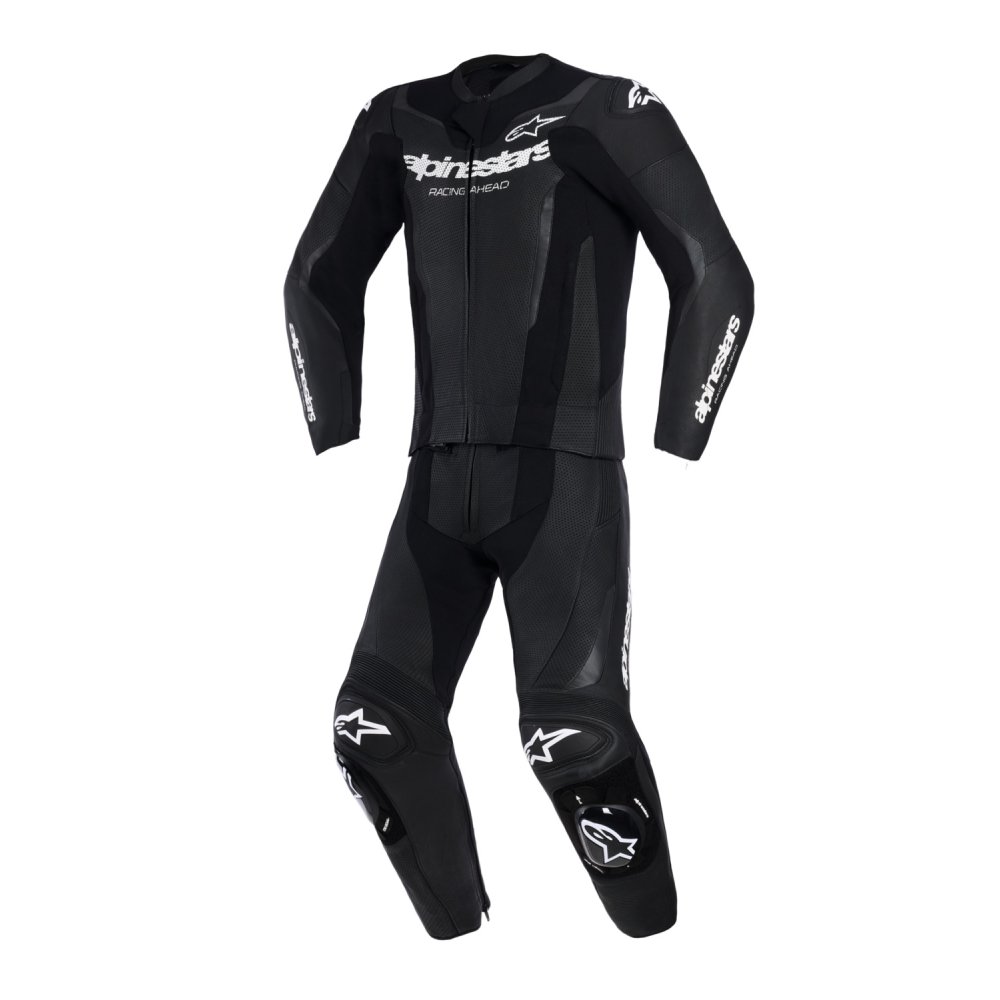 dvoudílná kombinéza GP FORCE V2, ALPINESTARS (černá/bílá) 2026