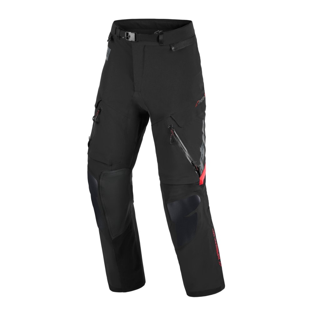 kalhoty HALO PRO DRYSTAR XF, ALPINESTARS (černé/tmavě šedé/červené) 2026