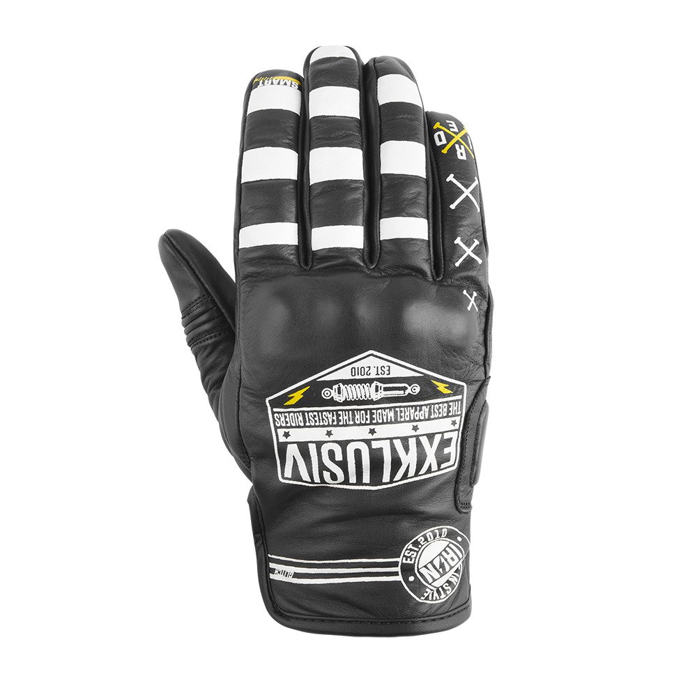 rukavice IRON GLITCH, NOX EXKLUSIV (černá,bílá) 2026