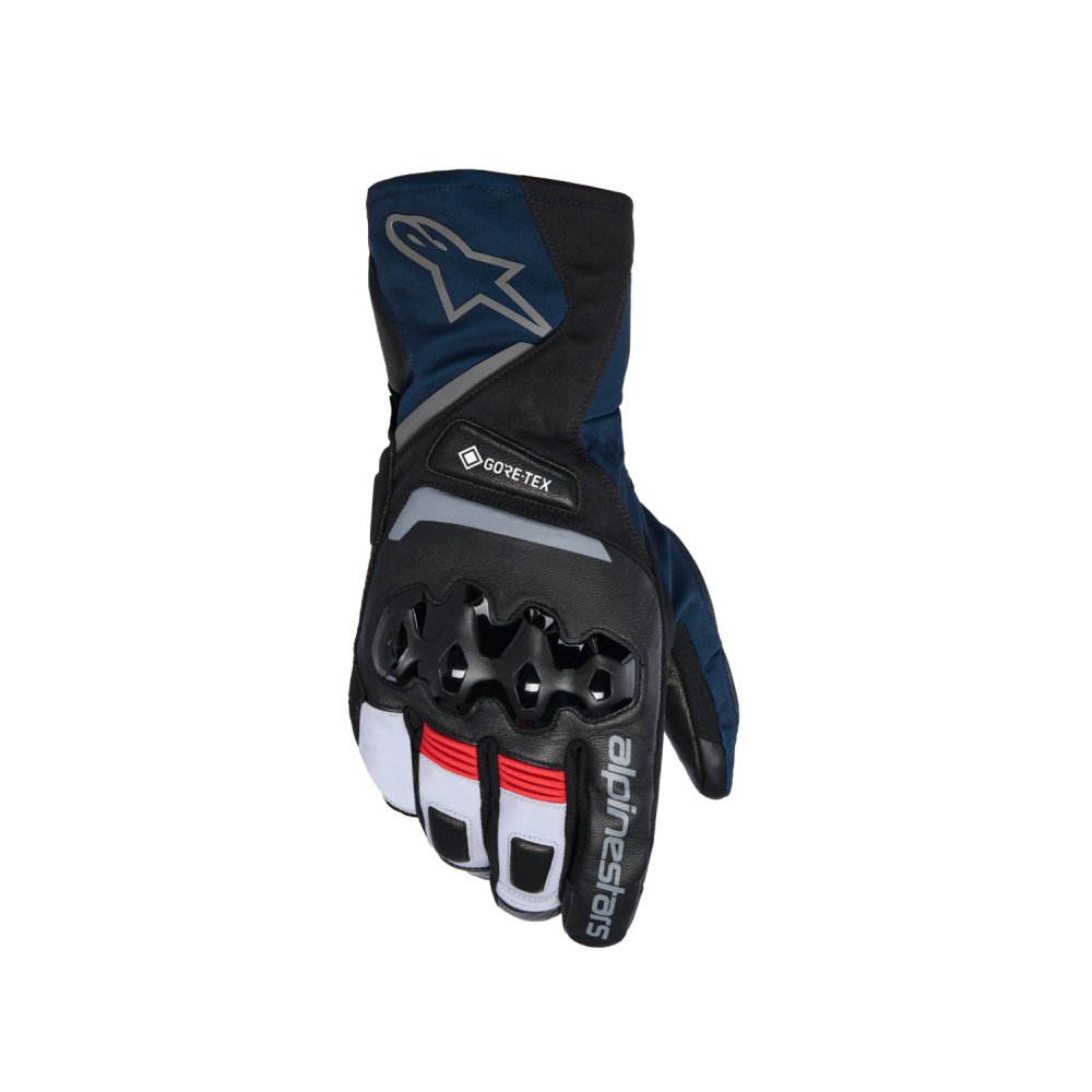 rukavice WT-8 GORE-TEX® INSULATED, ALPINESTARS (černé/tmavě modré/červené) 2026