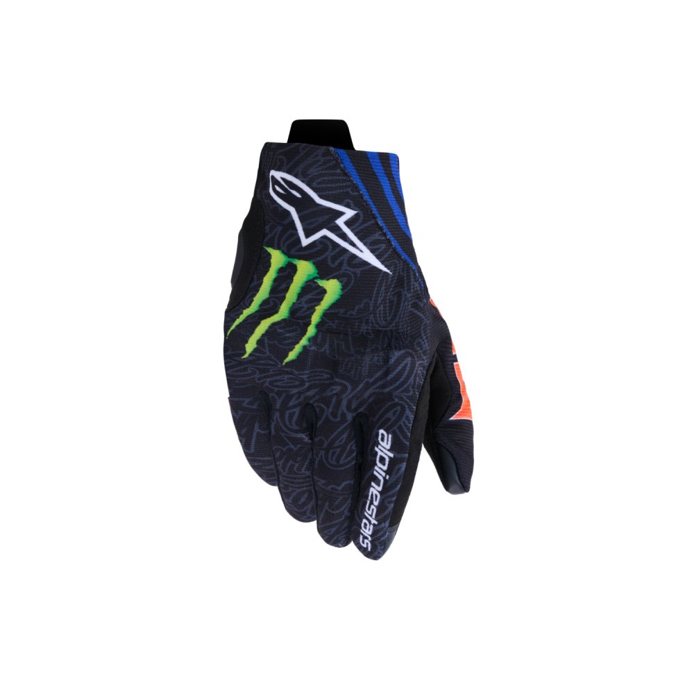 rukavice REEF V2 FQ20 kolekce, ALPINESTARS (černá/červená fluo/modrá/zelená) 2026