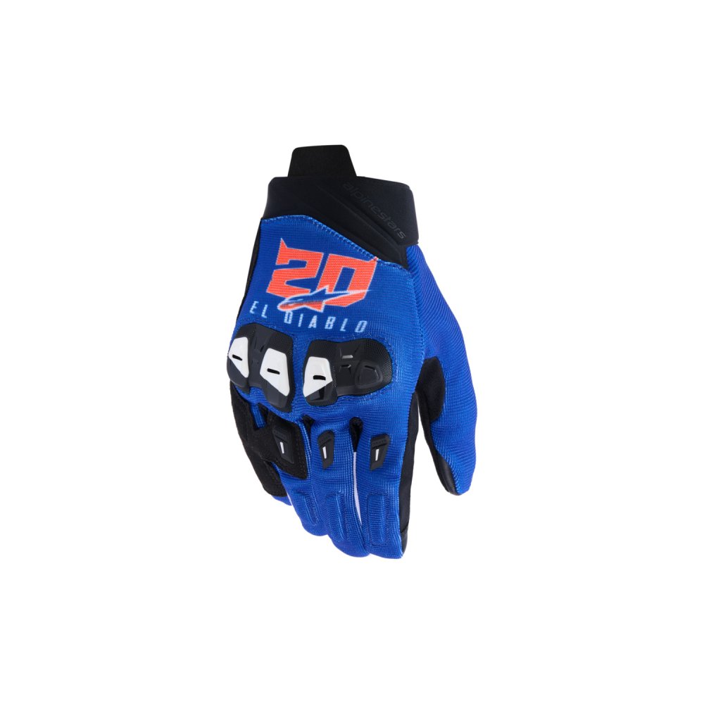 rukavice SP X 1 FQ20 kolekce, ALPINESTARS (modrá/černá/červená fluo) 2026