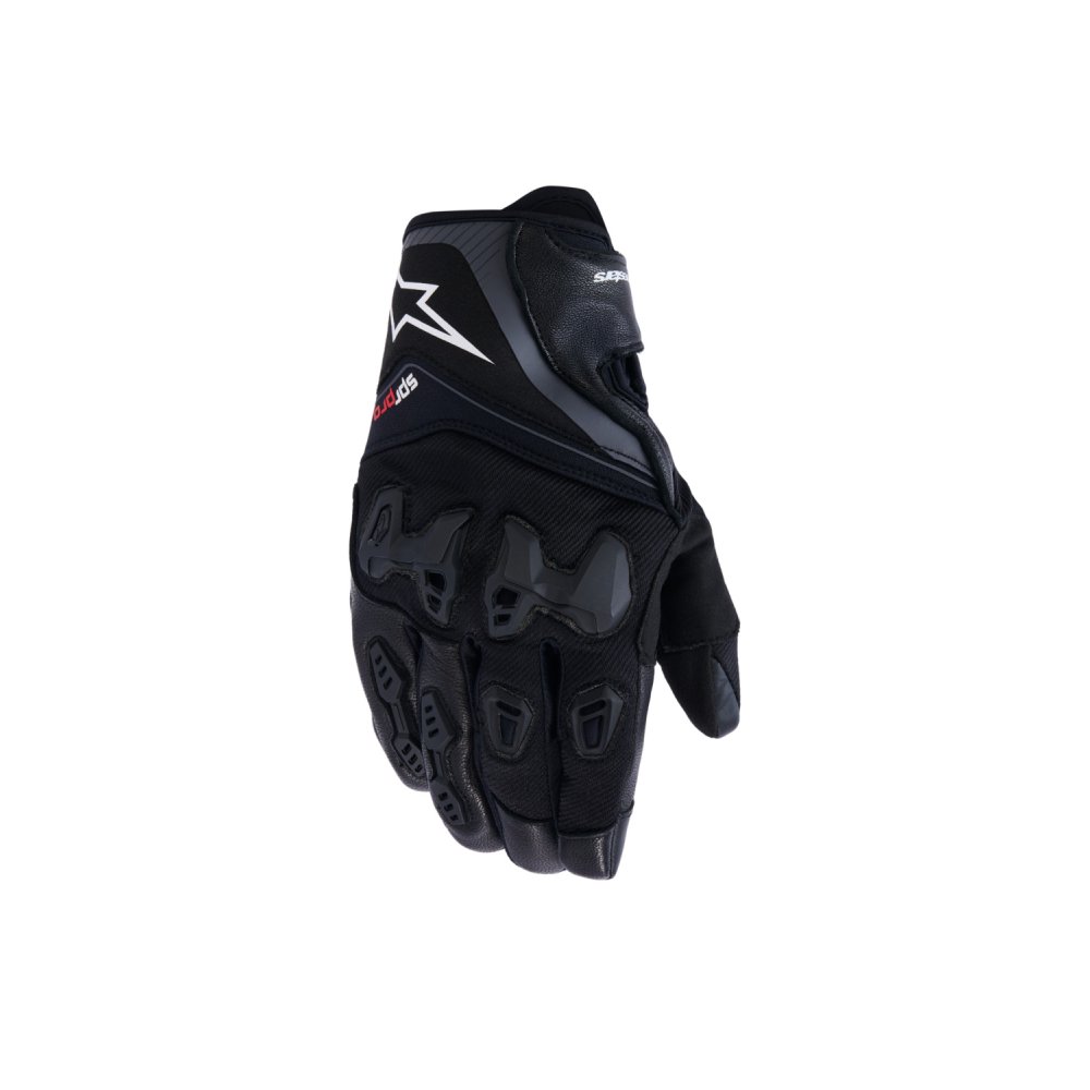 rukavice SP-R PRO, ALPINESTARS (černá/bílá) 2026