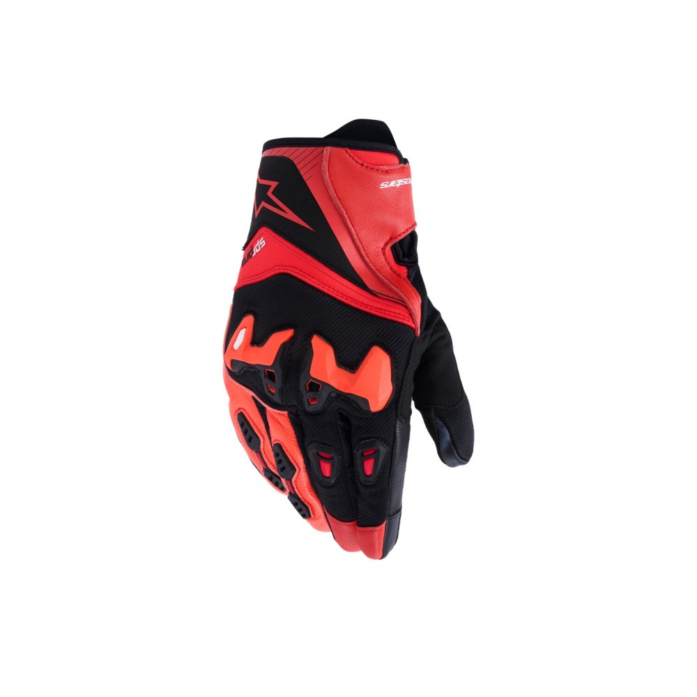 rukavice SP-R PRO, ALPINESTARS (červená/červená fluo/černá) 2026