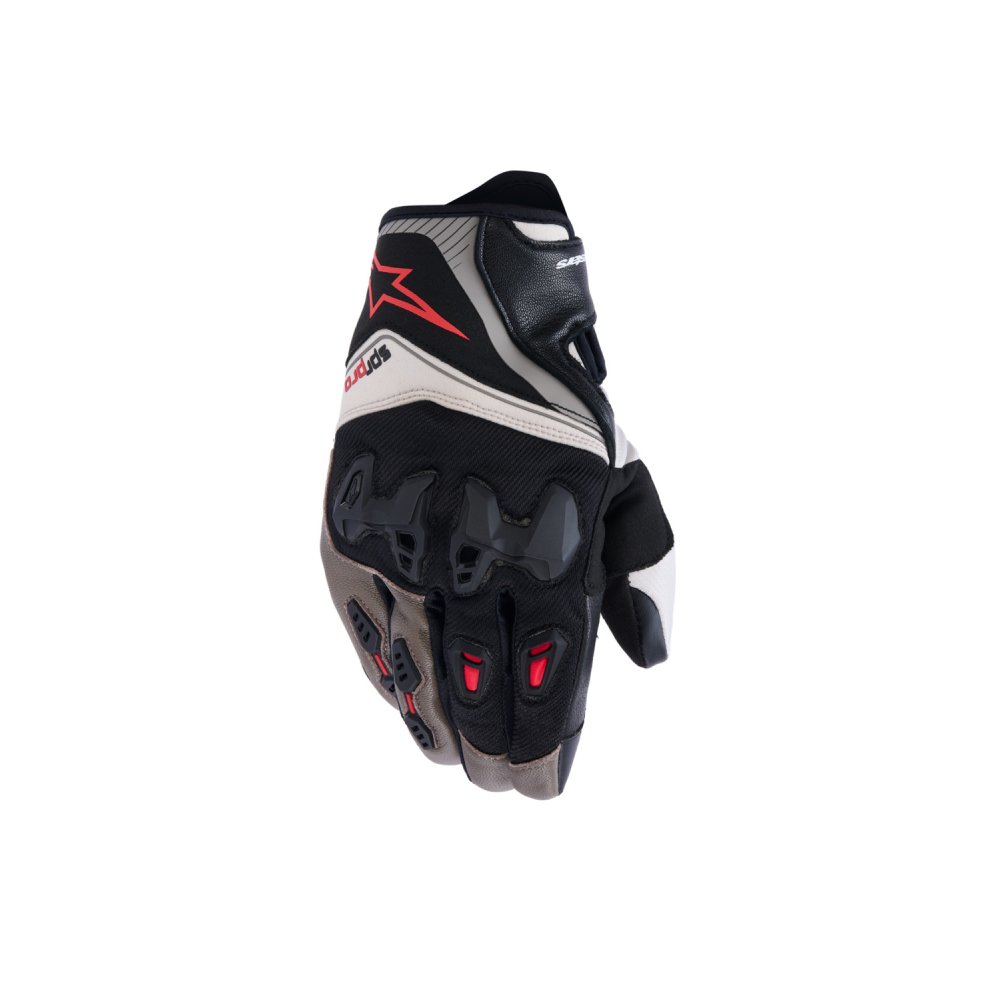 rukavice SP-R PRO, ALPINESTARS (světle šedá/hnědá/oranžová) 2026