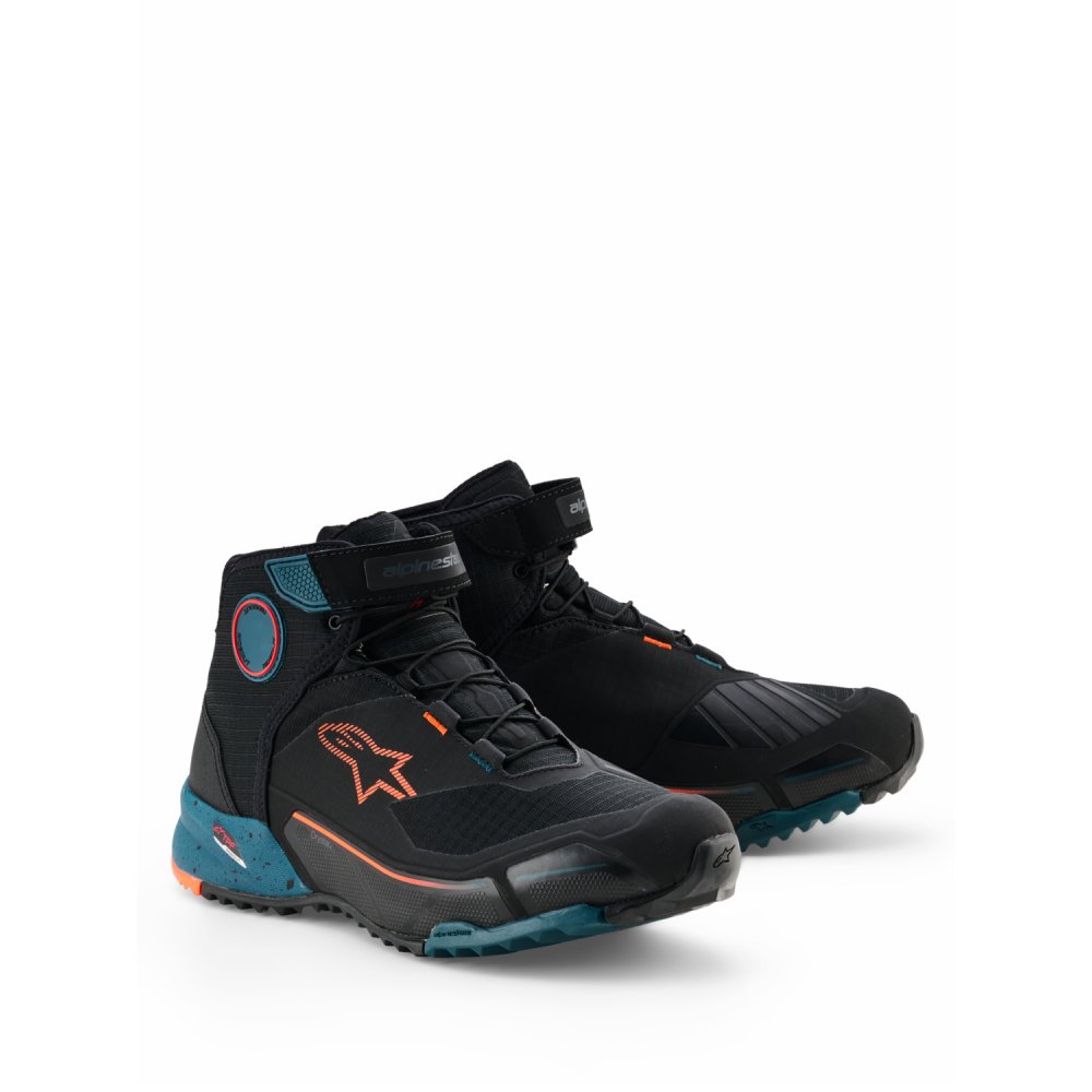 boty CR-X DRYSTAR, ALPINESTARS (černá/modrá/oranžová fluo) 2026