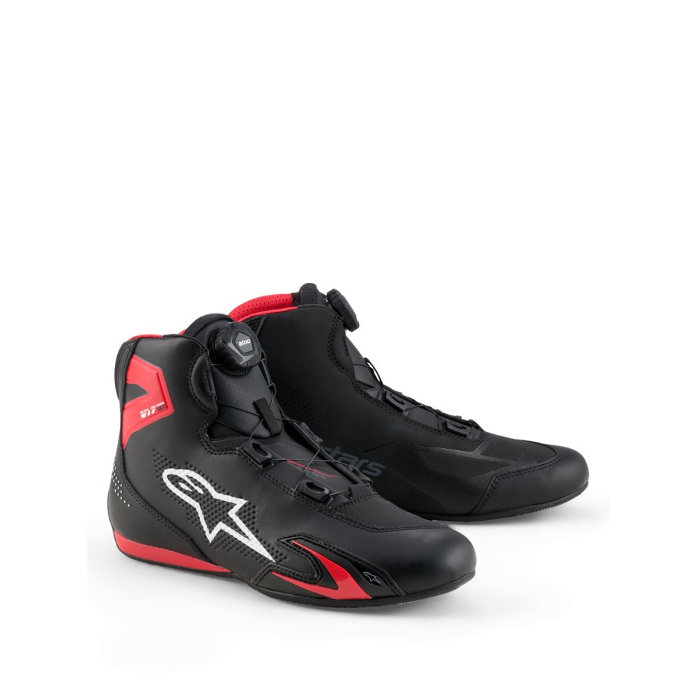 boty CELER, ALPINESTARS (černá/červená/bílá) 2026