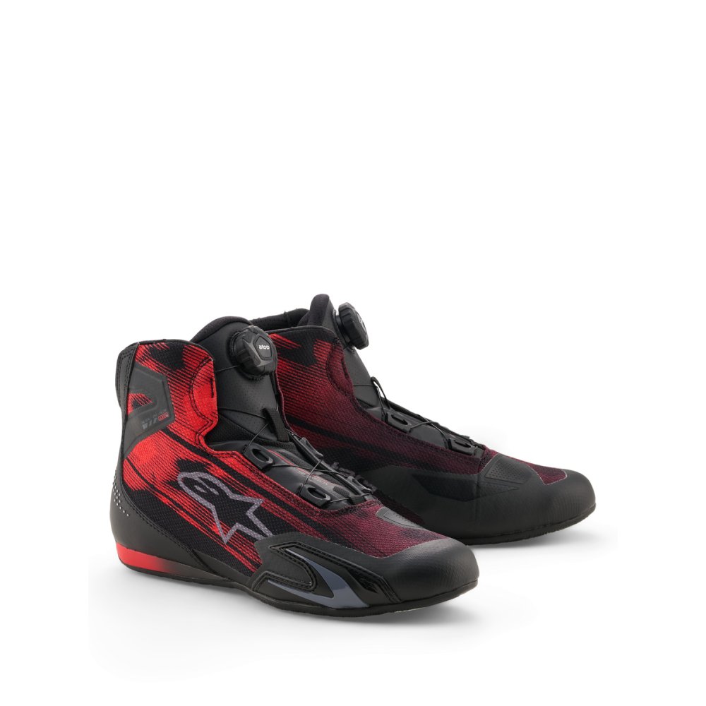 boty CELER VENTED, ALPINESTARS (černá/červená) 2026