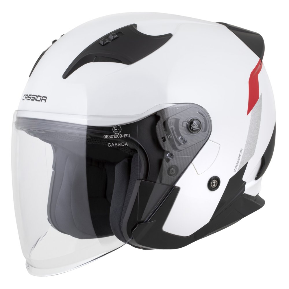 přilba Reflex 2.0 Safety, CASSIDA (bílá/červená/šedá/stříbrná reflexní) 2026