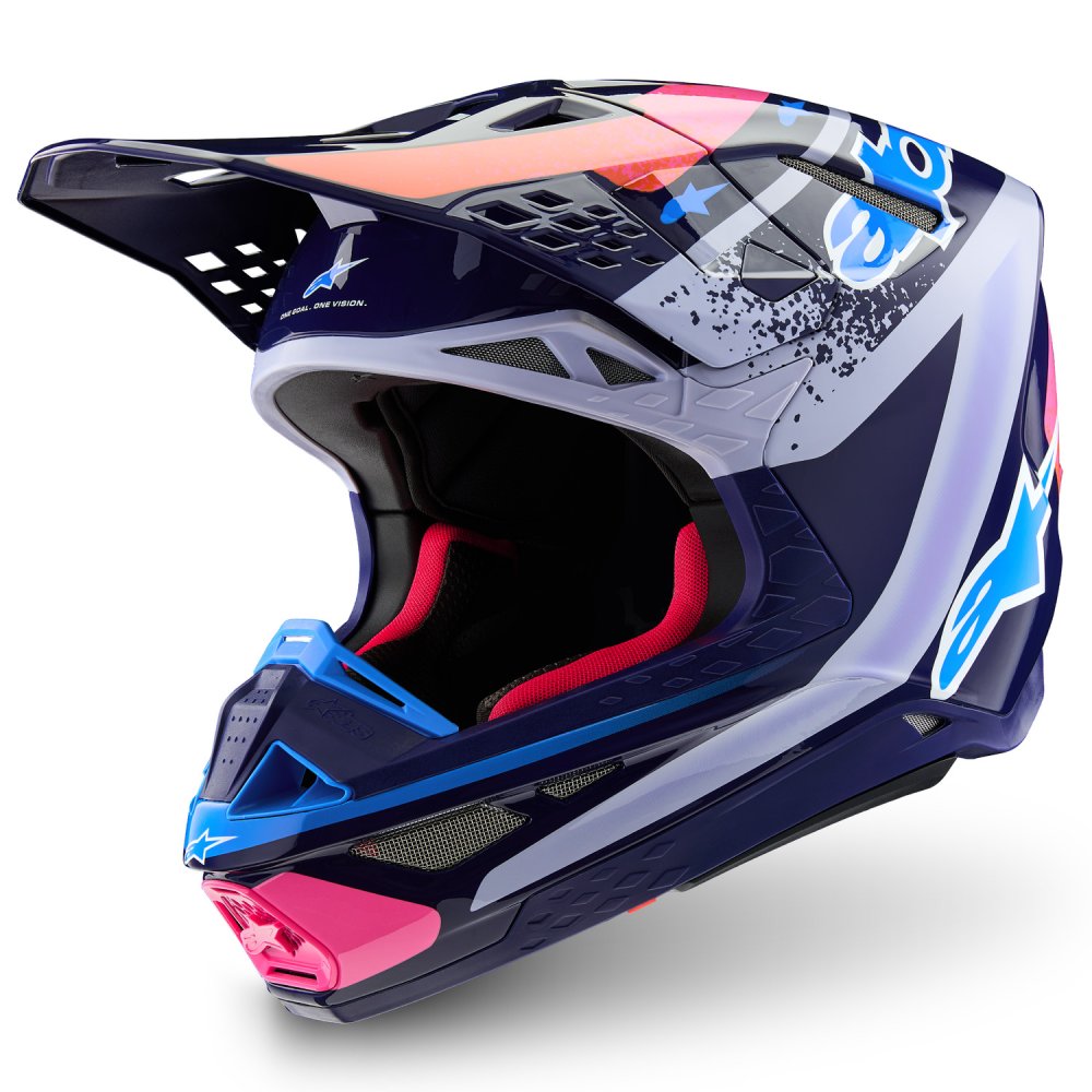 přilba SUPERTECH S-M10 limitovaná edice RECORDS, ALPINESTARS (šedá/multicolor) 2026