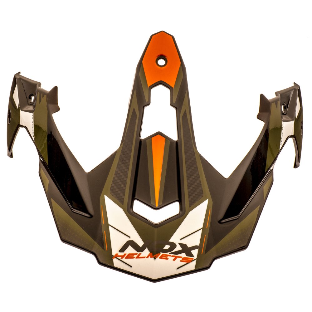 kšilt pro přilby N312 TRACK, NOX (khaki,oranžová)