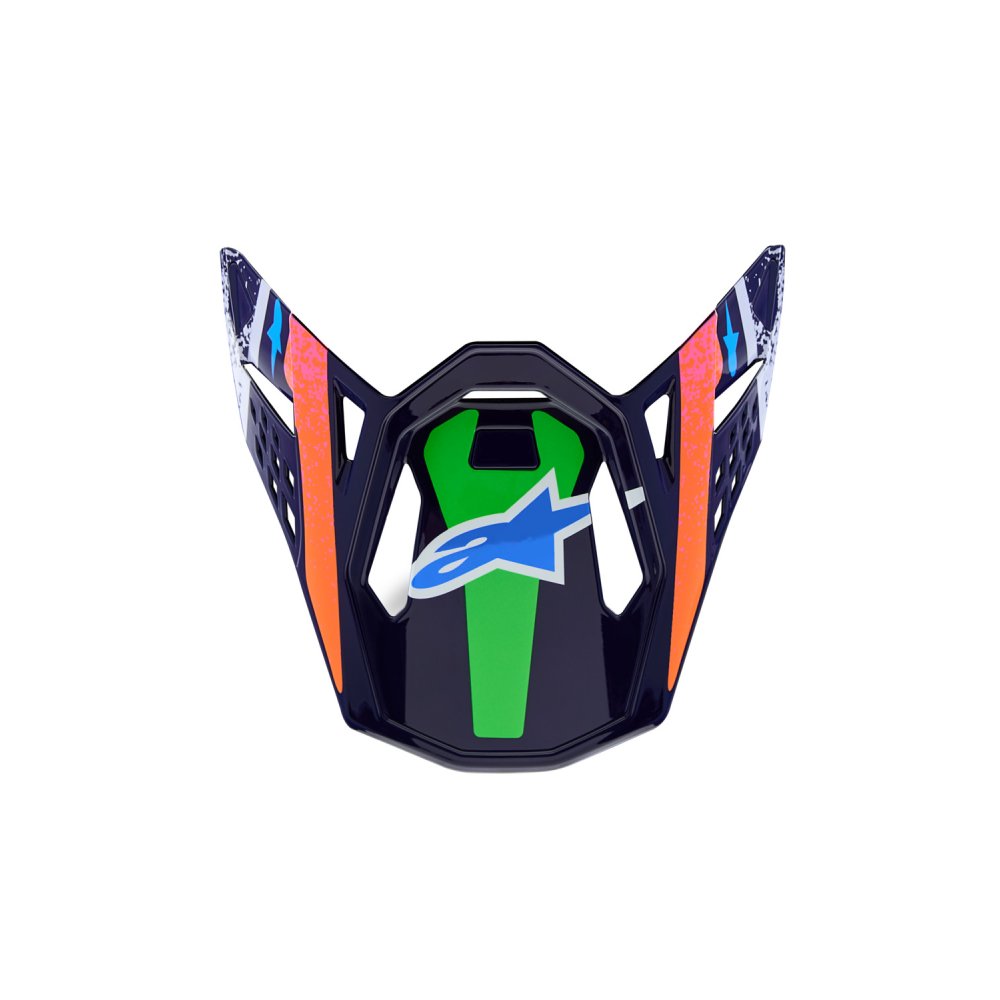 kšilt pro přilby SUPERTECH S-M10 limitovaná edice RECORDS, ALPINESTARS (šedá/multikolor) 2026