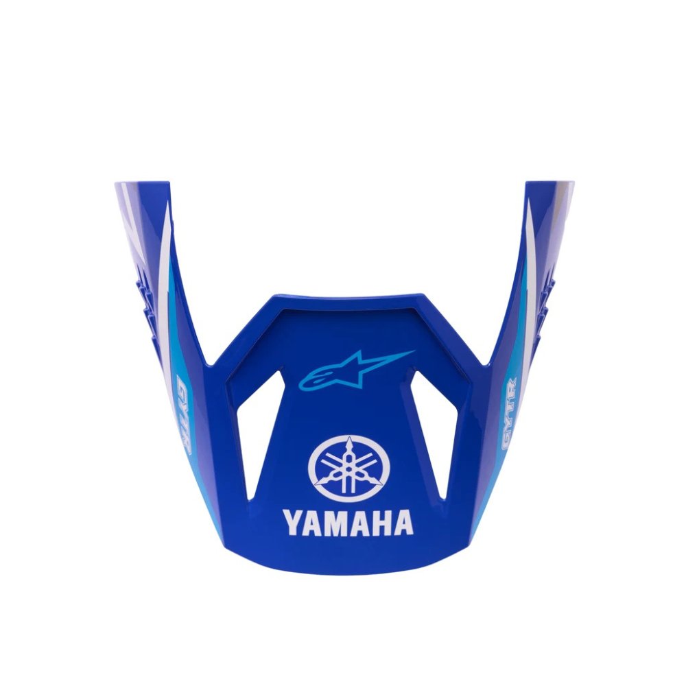 kšilt pro přilby S-M3 YAMAHA kolekce, ALPINESTARS (modrá/bílá)