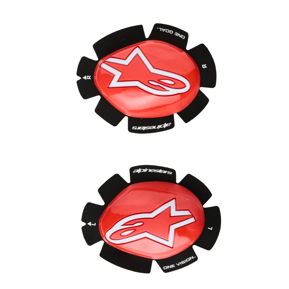 slidery GP PLUS, ALPINESTARS (červené/bílé) 2026