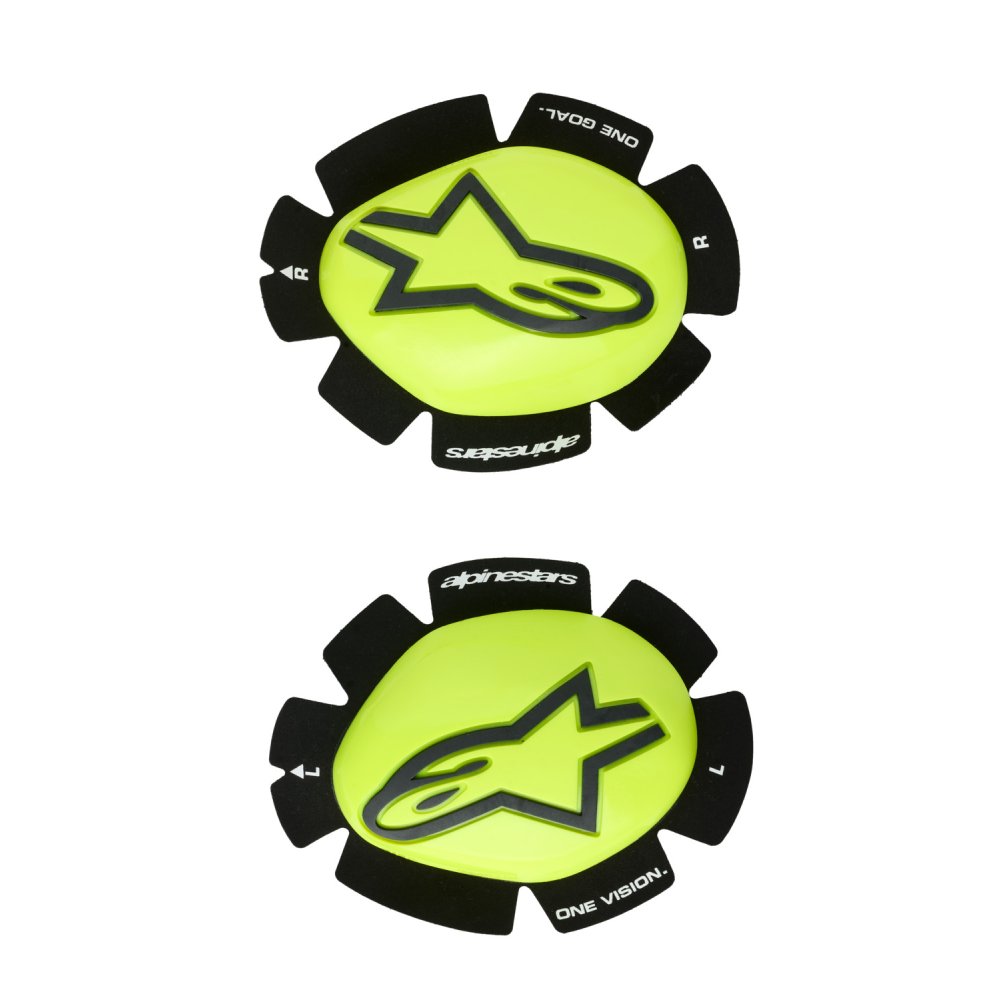 slidery GP PLUS, ALPINESTARS (žluté fluo/černé) 2026