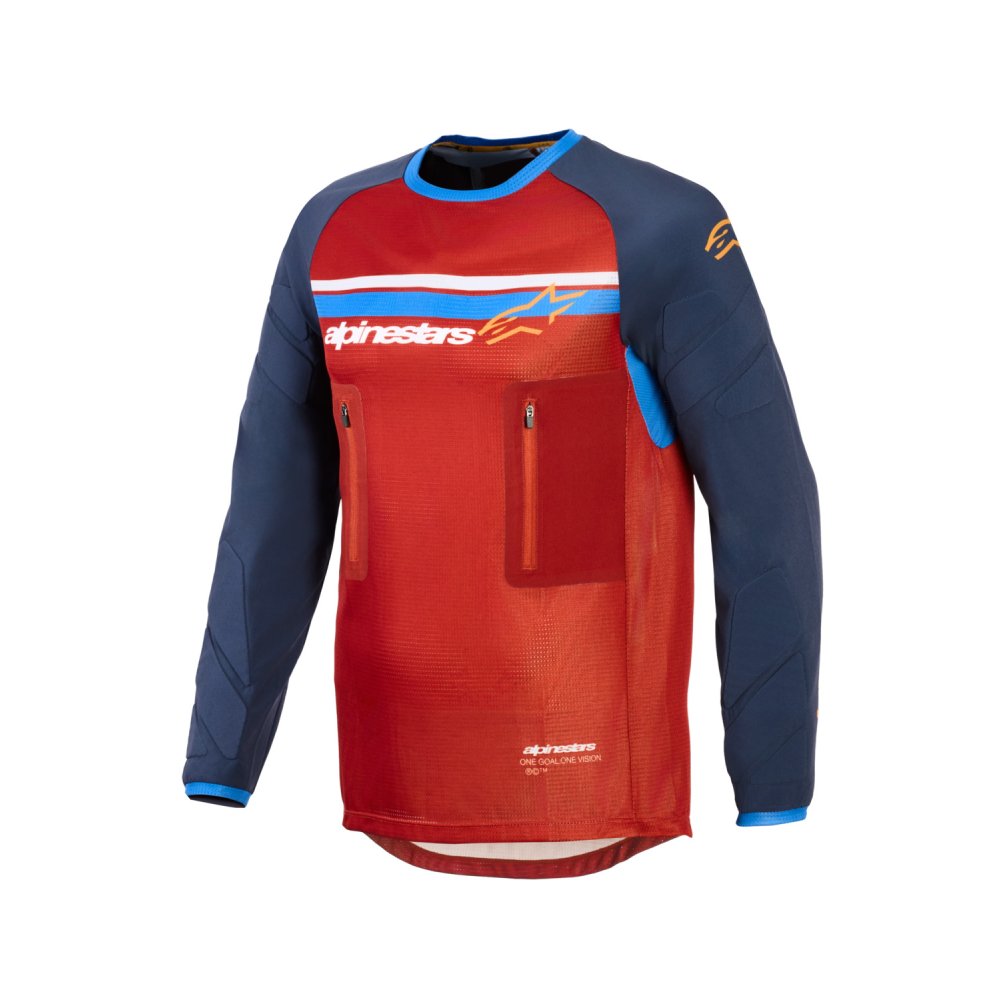 dres MAXDURA DUAL, ALPINESTARS (oranžová/tmavě modrá) 2026