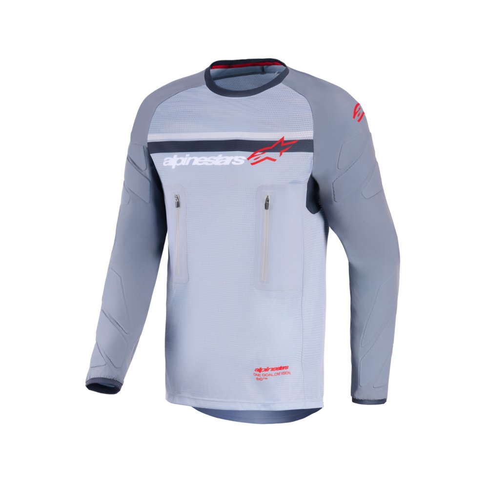 dres MAXDURA DUAL, ALPINESTARS (světle šedá/tmavě šedá/oranžová) 2026