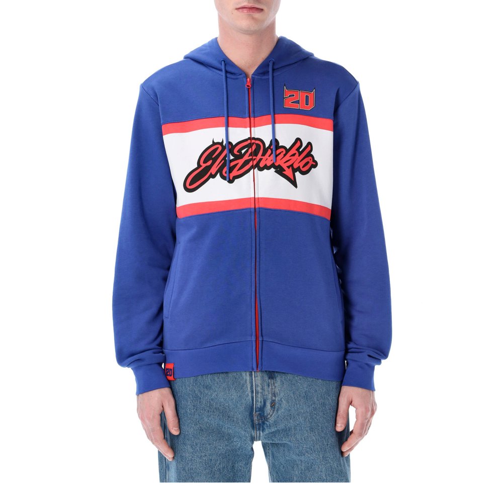 mikina El Diablo QUARTARARO (modrá)