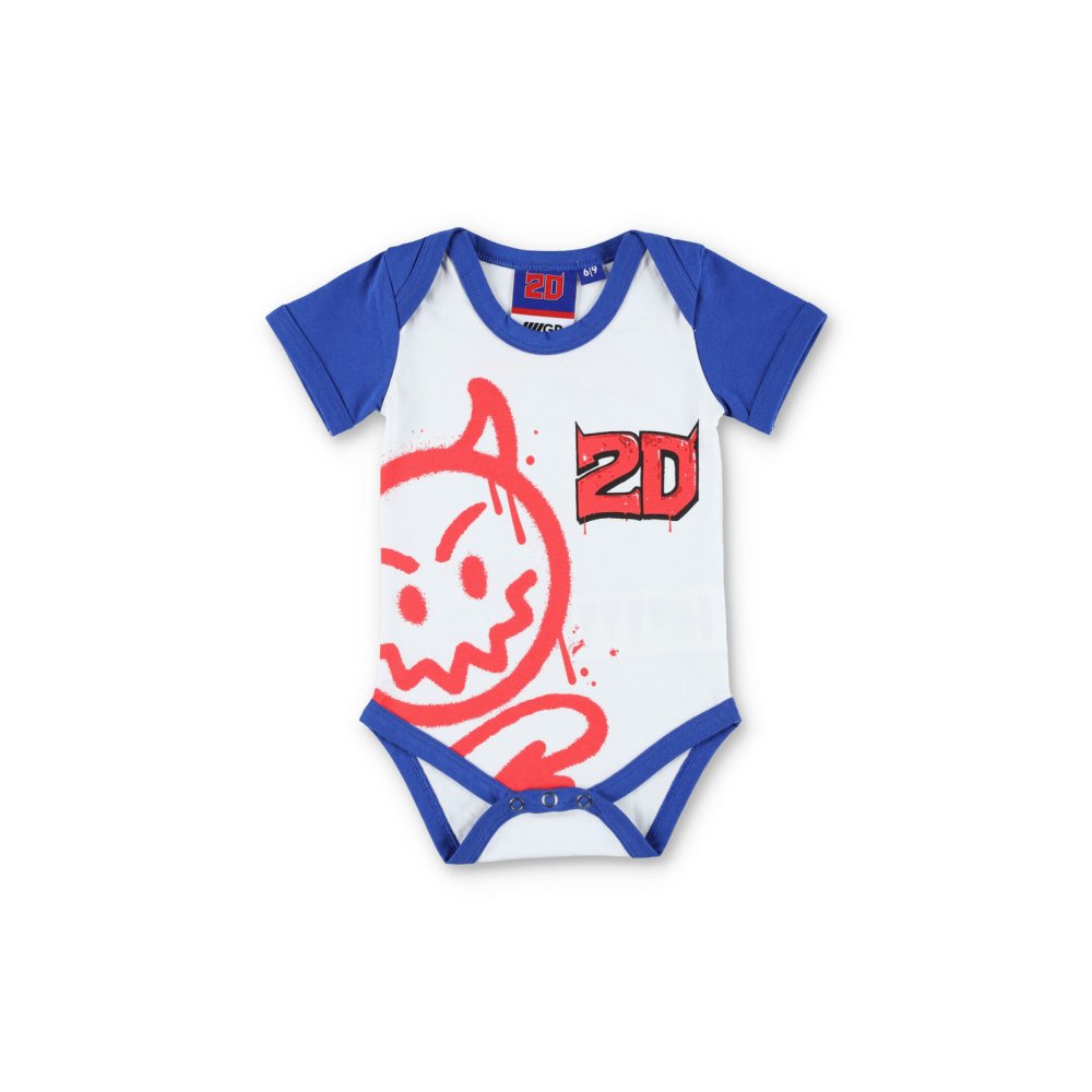 dětské body, El Diablo QUARTARARO (bílá,modrá)