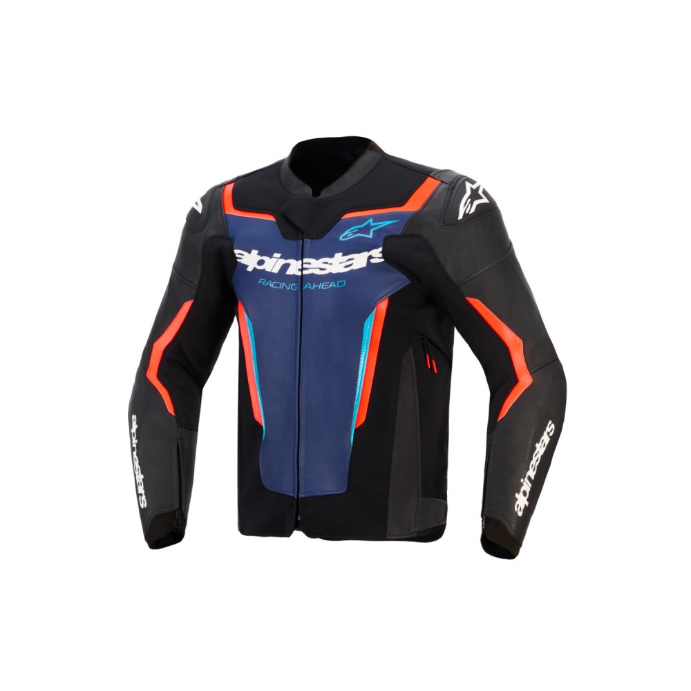 bunda GP FORCE V2, ALPINESTARS (černá/modrá/červená fluo) 2026