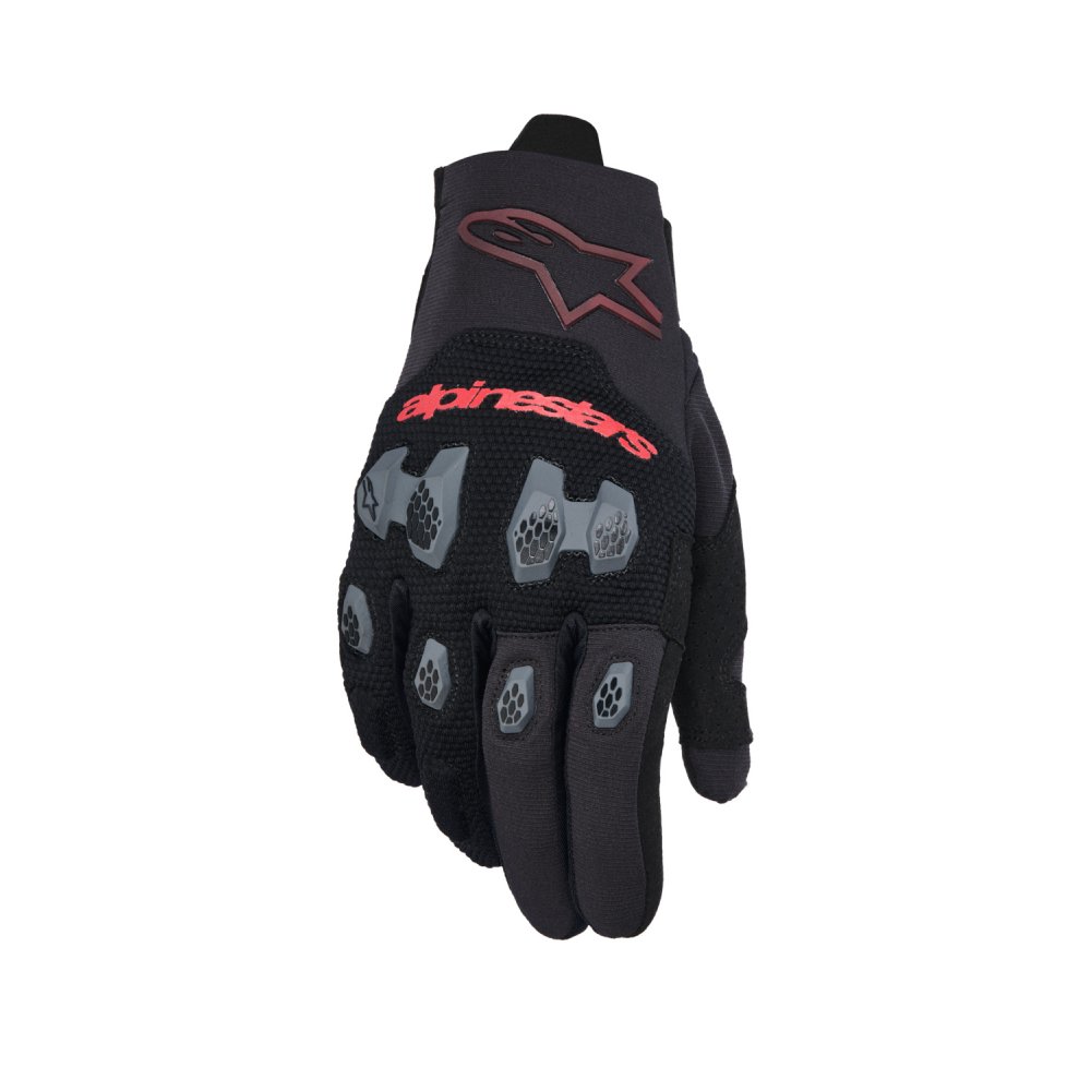 rukavice PRO-DURA, ALPINESTARS (černá/červená) 2026