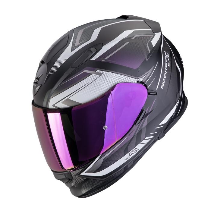 helma na motorku Scorpion EXO 491 Zumo matný černý chameleon