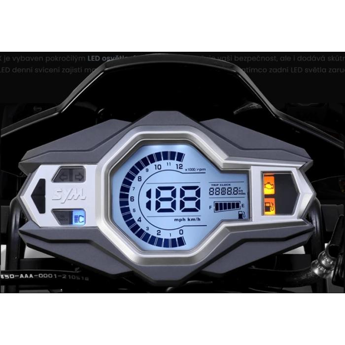 skútr SYM Jet 4 RX 125i AC ABS červená