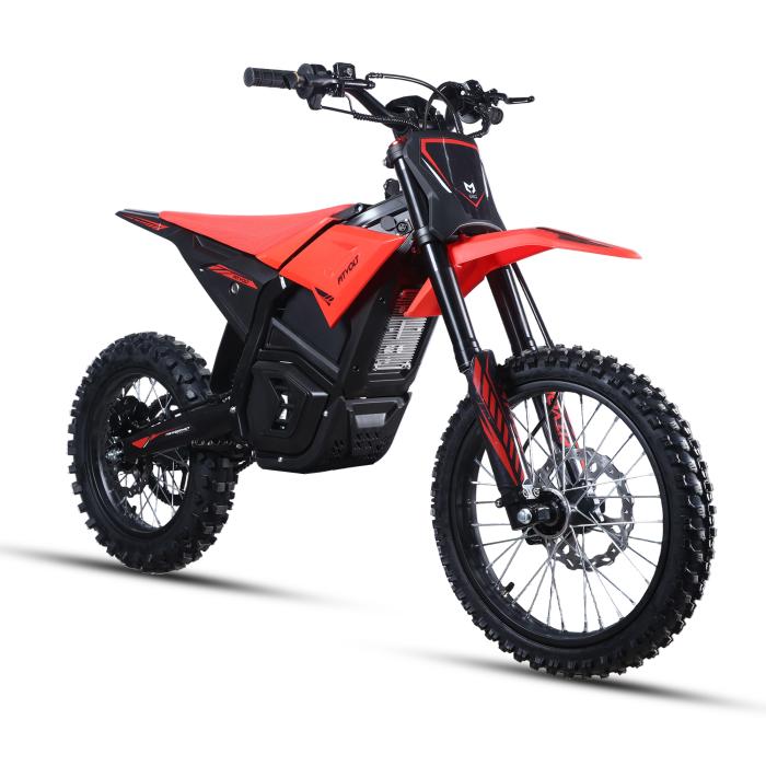 elektrická motorka MRM Pit Volt 6000W kola 17/14 červený