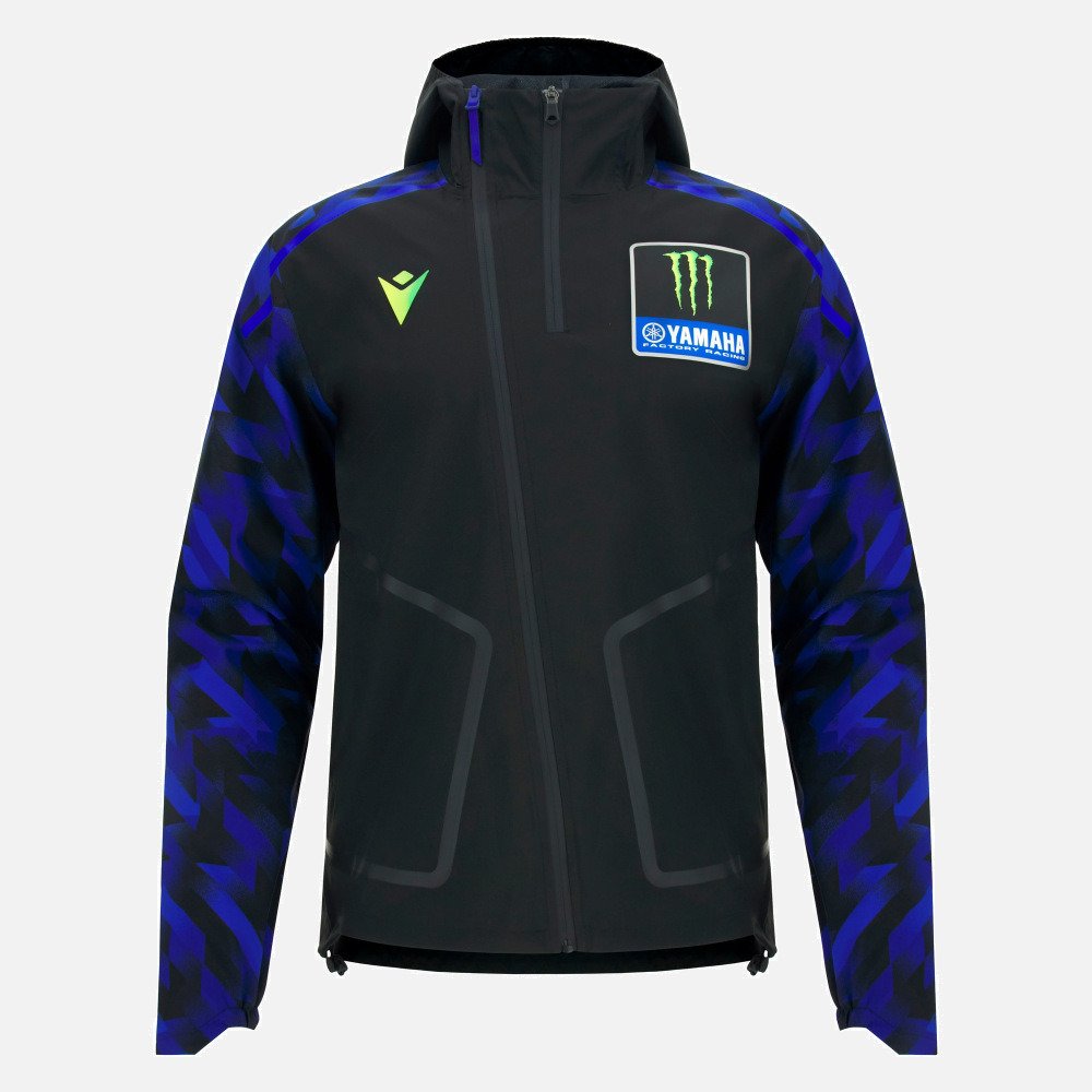 nepromokavá bunda FAN GEAR, Monster Energy Yamaha (černá,modrá)