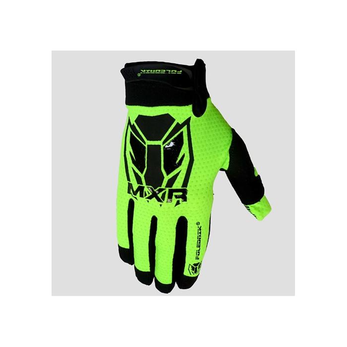 motokrosové rukavice MXR zelené, velikost XL