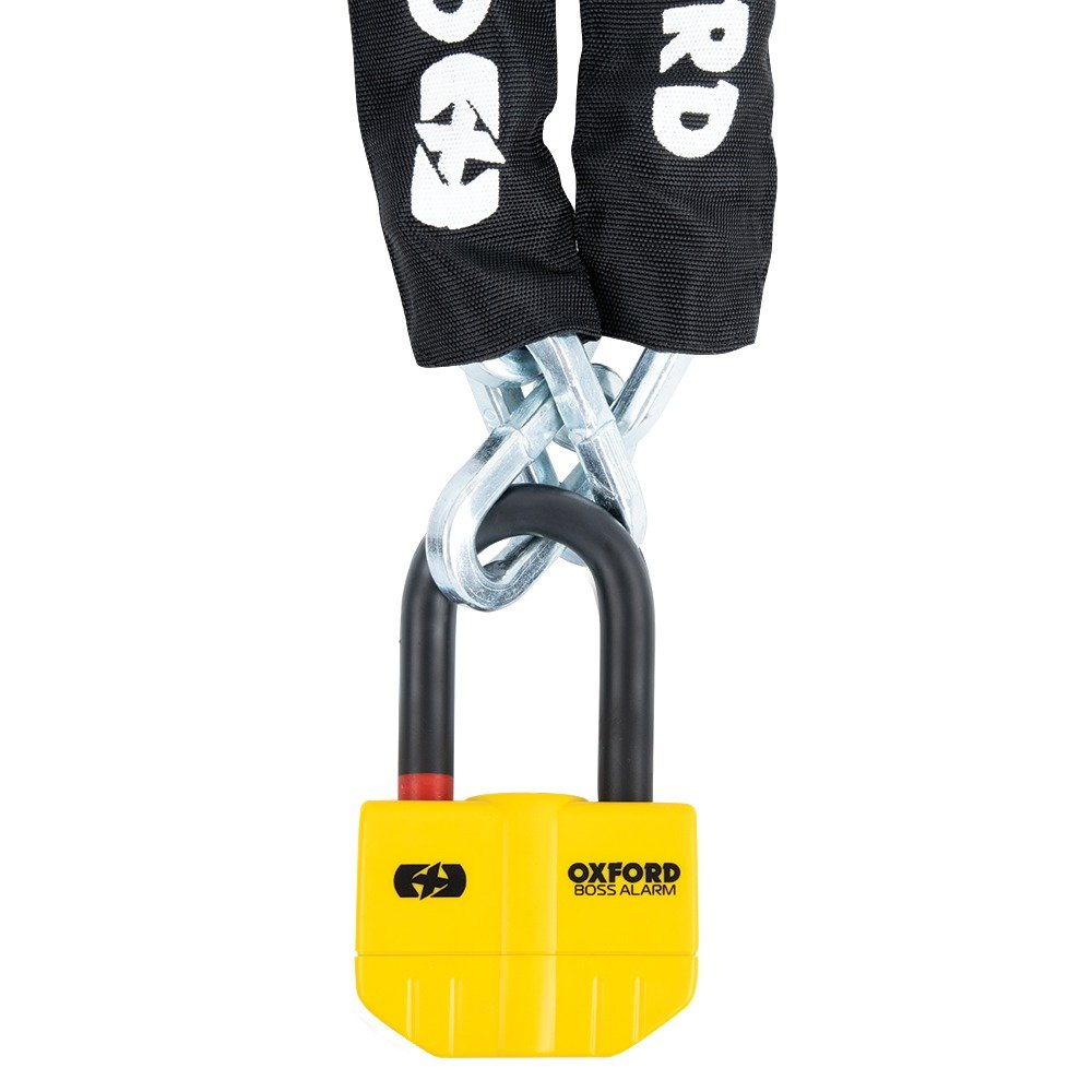 řetězový zámek BOSS ALARM, OXFORD (průměr čepu 12 mm, délka 1,2 m)