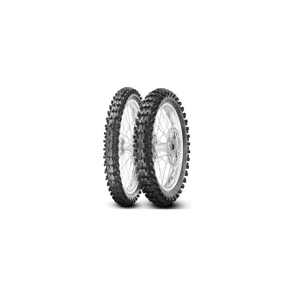 PIRELLI, 80/100 - 14 SCORPION MX32 MID SOFT F 40M TT
