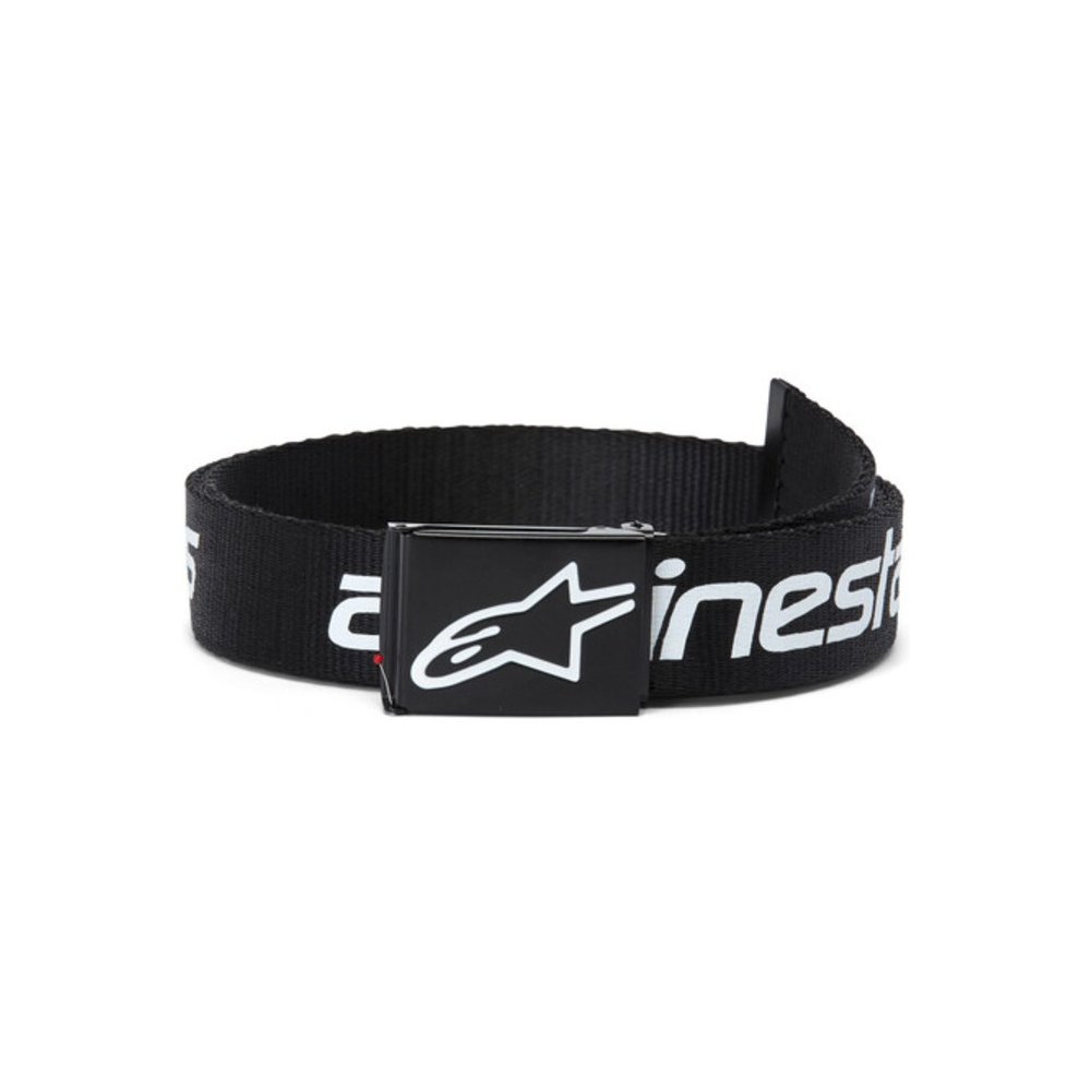 pásek LINEAR WEB BELT, ALPINESTARS (černá/bílá)