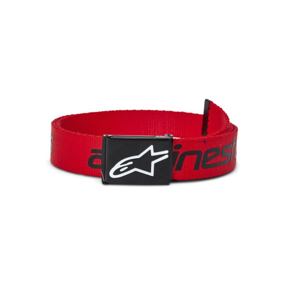 pásek LINEAR WEB BELT, ALPINESTARS (černá/červená)