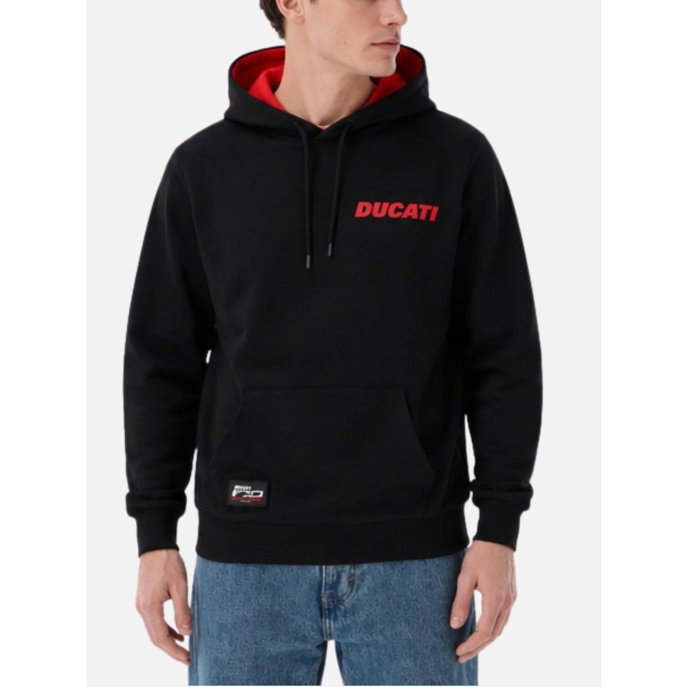 mikina DUCATI edice 100 let výročí značky (černá,červená)